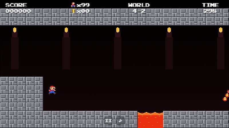 World 4-2 Lava Castle